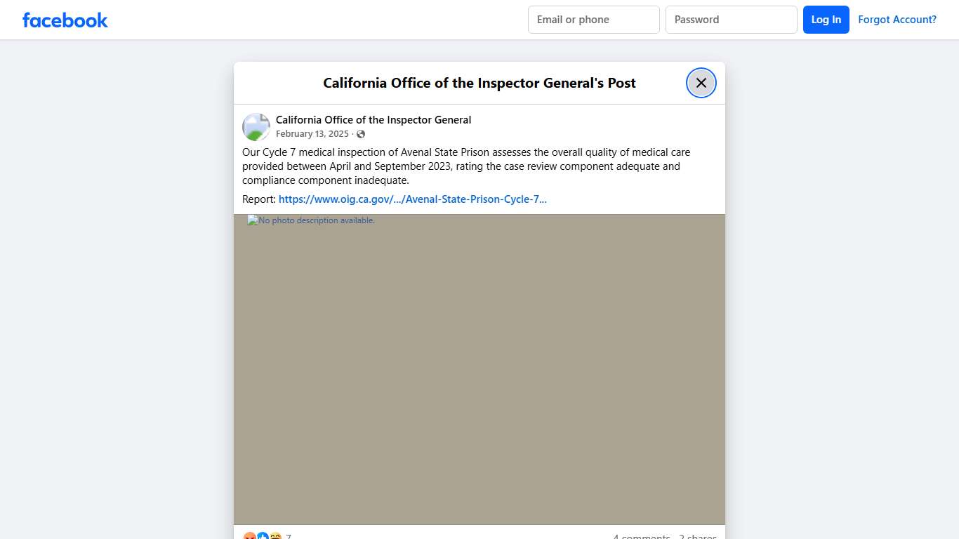 Our Cycle 7... - California Office of the Inspector General | Facebook